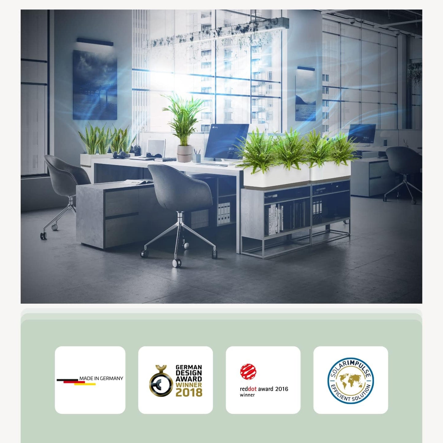 AIRY Twin Set – Green & Clean