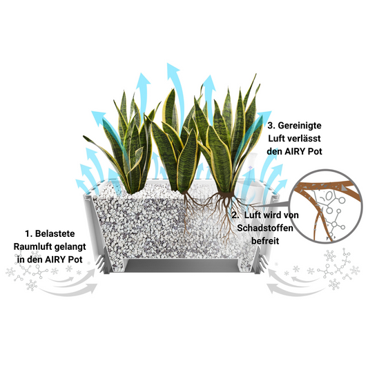 AIRY L inkl. Substrat (antikweiss)