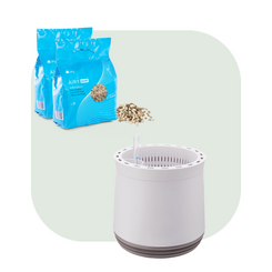 AIRY M inkl. Substrat (antikweiss-grau)