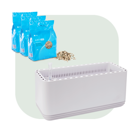 AIRY L inkl. Substrat (antikweiss)