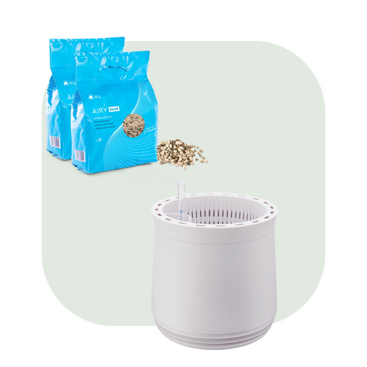 AIRY M inkl. Substrat (antikweiss)