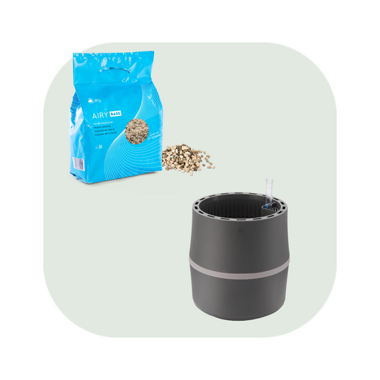 AIRY S inkl. Substrat (anthrazit-grau)