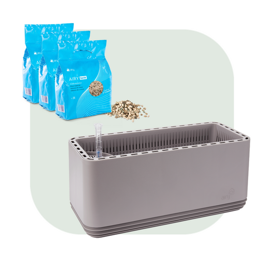 AIRY L inkl. Substrat (grau)