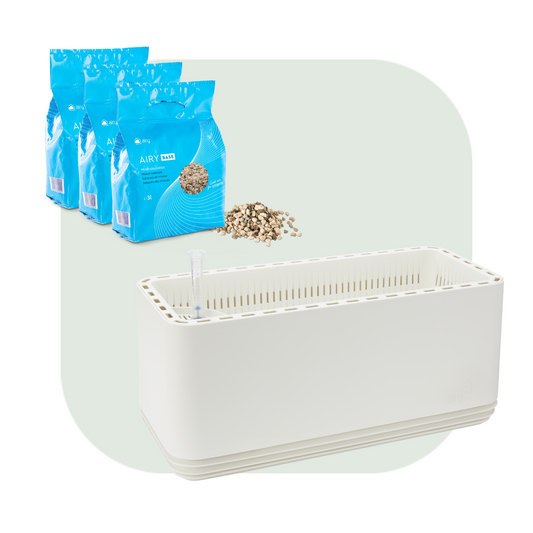 AIRY L inkl. Substrat (weiss)