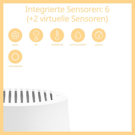 air-Q radon science - Luftanalysator (5 Sensoren + Science Option + zusätzlich CO2 Sensor)