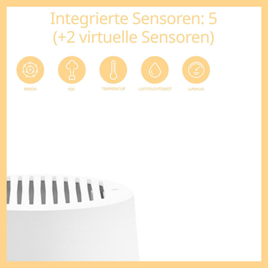 air-Q radon science - Luftanalysator (5 Sensoren + Science Option + optional. Zusatzsensoren)