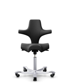 HAG Capisco 8106 Antigo Leder schwarz - Musterstuhl