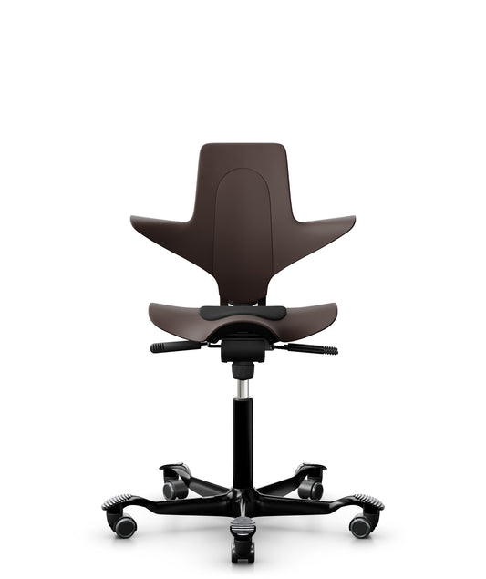 Bürostuhl HAG Capisco Puls 8010 EXR009 braun/schwarz - AKTION