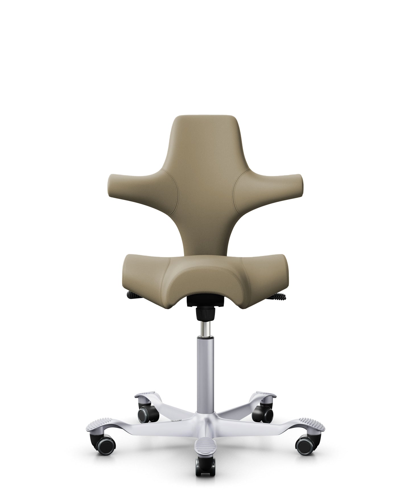 Bürostuhl HAG Capisco 8106 Paloma Soft Leder Champagne 05489