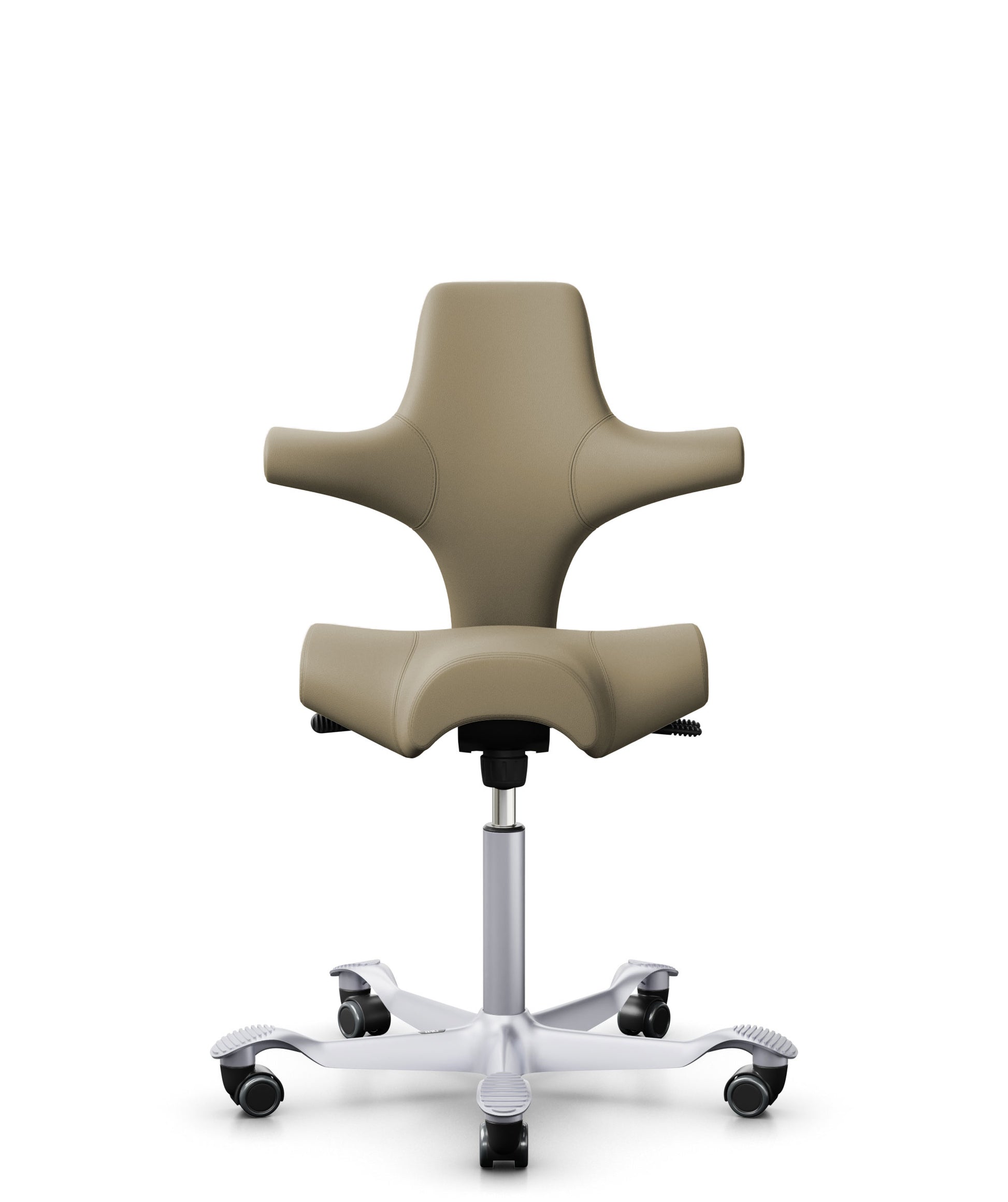 Bürostuhl HAG Capisco 8106 Paloma Soft Leder Champagne 05489