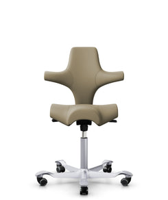 Bürostuhl HAG Capisco 8106 Paloma Soft Leder Champagne 05489