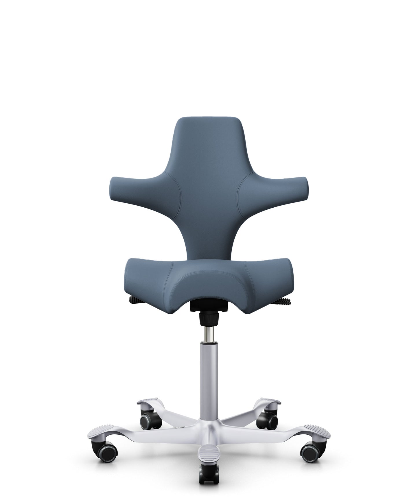 Bürostuhl HAG Capisco 8106 Paloma Soft Leder Sky Blue 55233