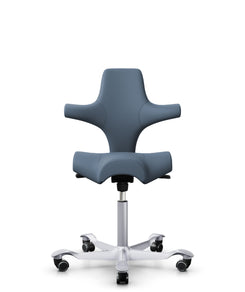 Bürostuhl HAG Capisco 8106 Paloma Soft Leder Sky Blue 55233