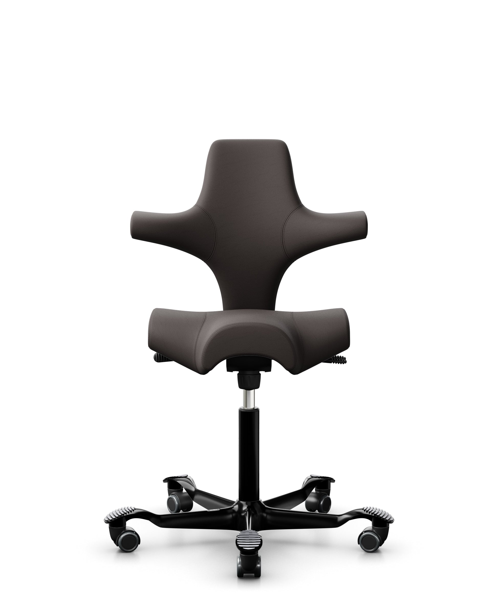 Bürostuhl HAG Capisco 8106 Elmosoft Leder Dark Brown EL93068