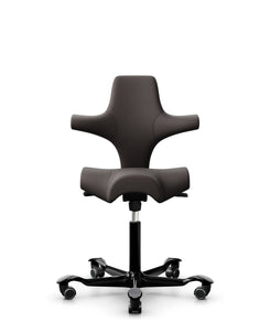 Bürostuhl HAG Capisco 8106 Elmosoft Leder Dark Brown EL93068