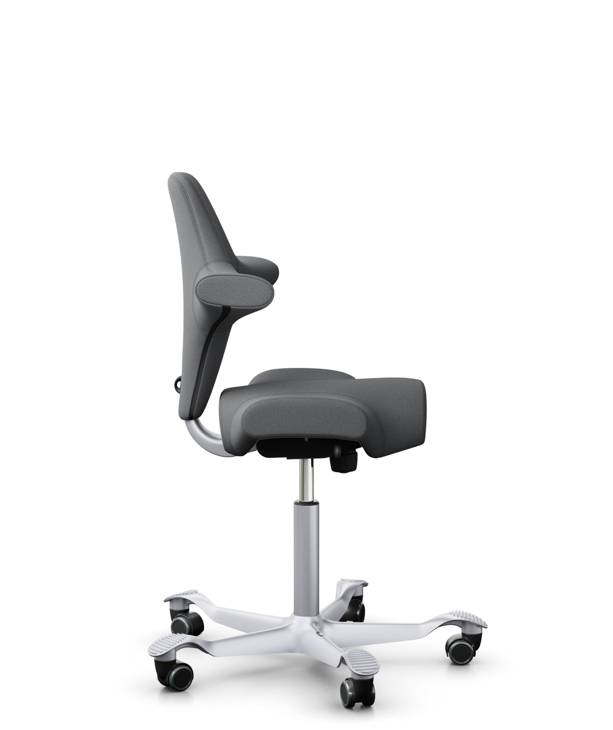 HAG Capisco 8106 Cura Loop 60110 hellgrau – Seitenansicht