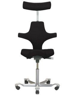 HAG Capisco 8107 Elmosoft Leder Schwarz