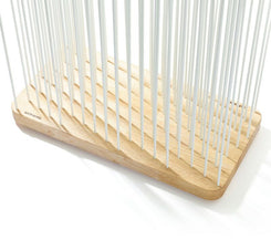 Extremis Sticks Indoor, Sockel Holz hell